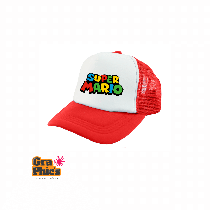 Gorra Trucker Super Mario Bros Niño